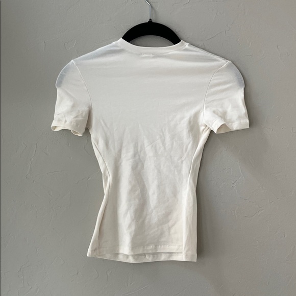 🤍SKIMS COTTON JERSEY T-SHIRT IN MARBLE XXS XS S - Picture 2 of 4